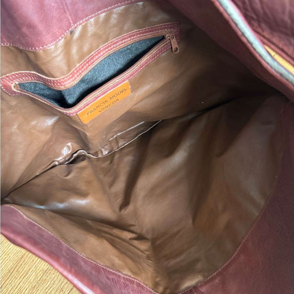 Italian leather large bag - Picture 4 of 7